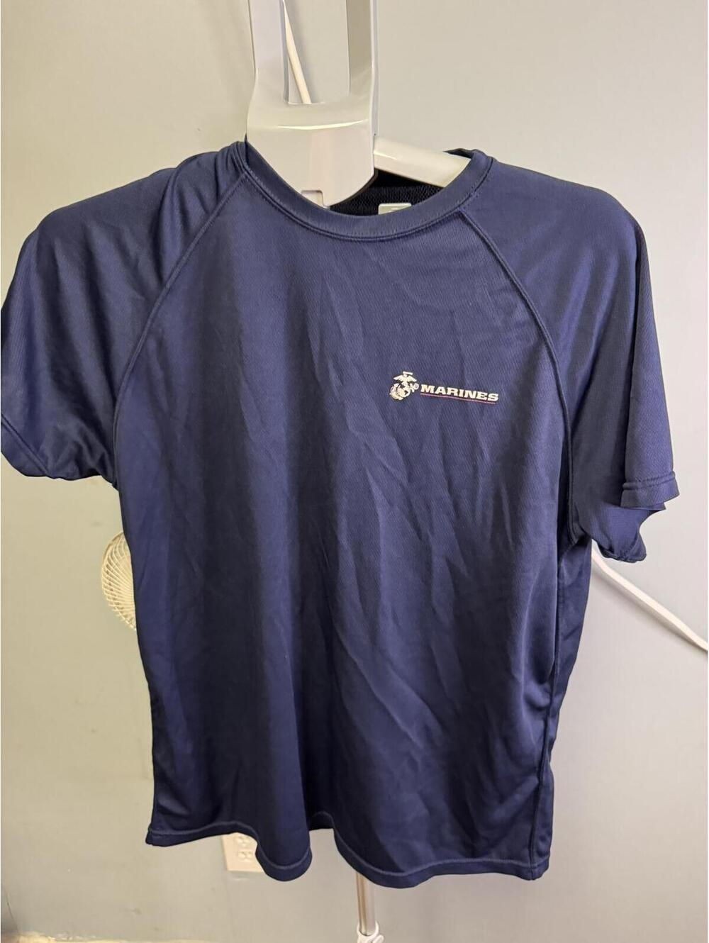 USMC Marines Navy Performance T-Shirt Size L Made in USA